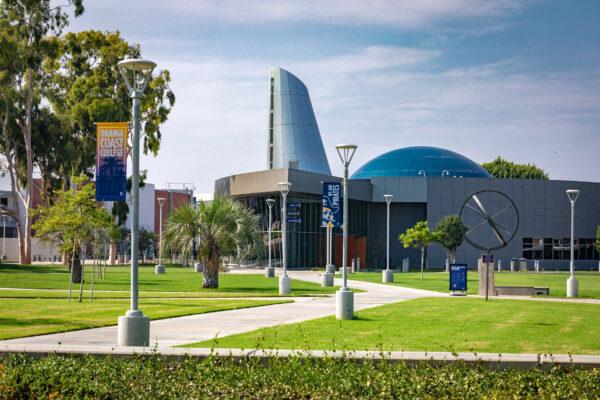 The campus of Orange Coast College in Costa Mesa, Calif., on Oct. 4, 2020. (John Fredricks/The Epoch Times)