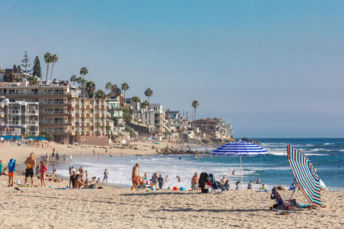 A view of the coast in Laguna Beach, Calif., on Oct. 15, 2020. (John Fredricks/The Epoch Times)