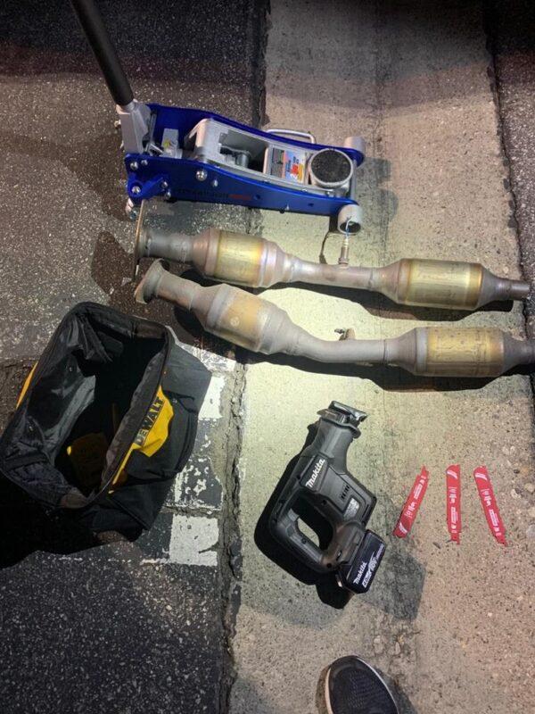 The Orange County Sheriff’s Department told The Epoch Times in February 2021 that it has observed a 650 percent increase in catalytic converter thefts throughout the previous year. (Courtesy of The Orange County Sheriff's Department)