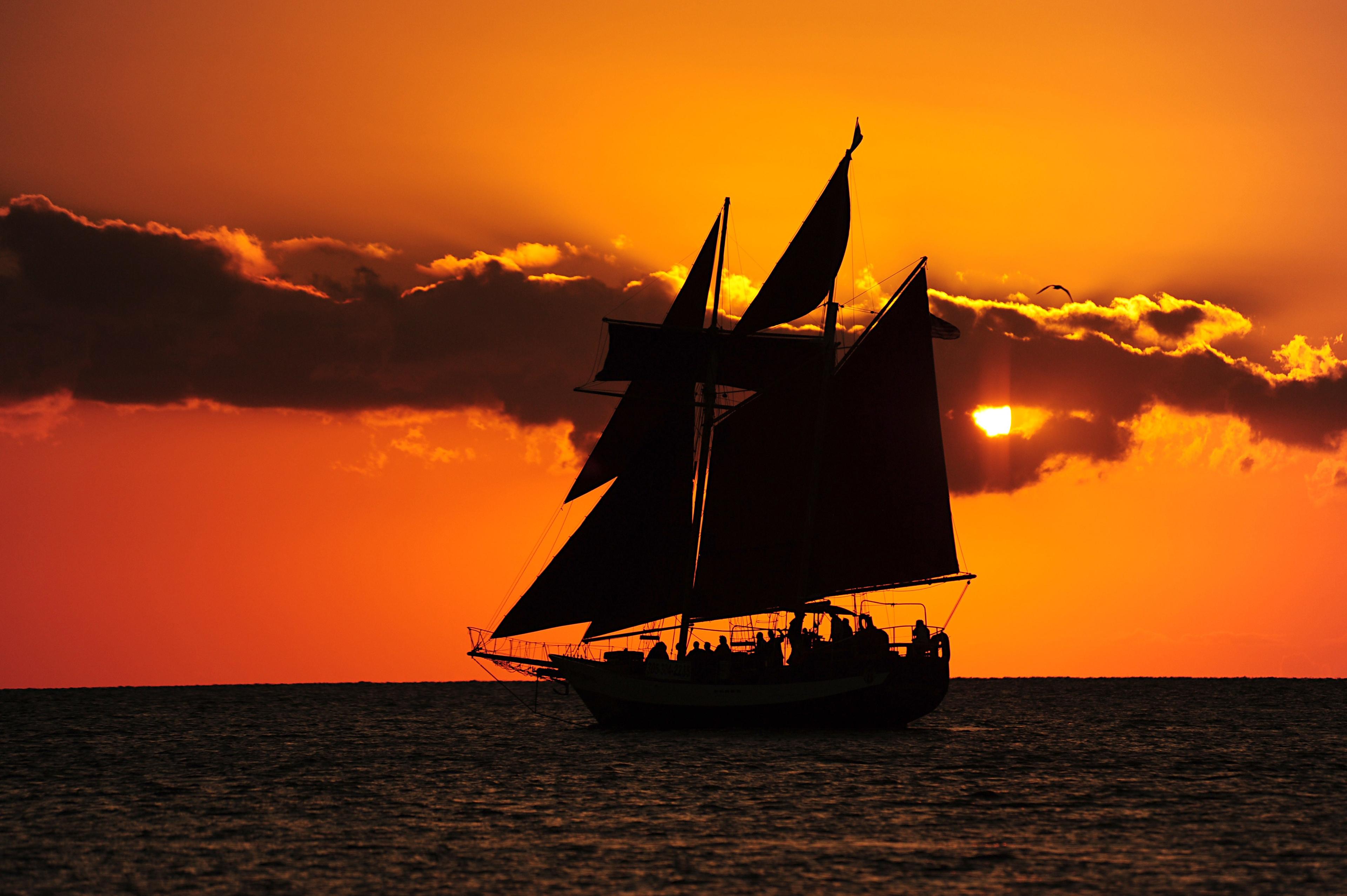 The sun sets out over the Gulf of Mexico, as seen from Key West, in this file photo. (KAREN BLEIER/AFP via Getty Images)
