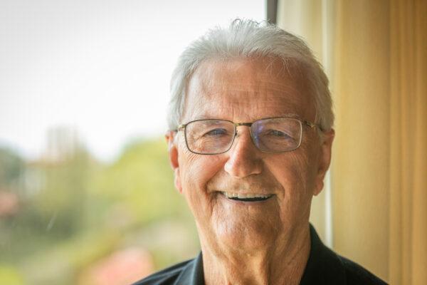 Larry Hausner in Santa Ana, Calif., on April 13, 2021. (John Fredricks/The Epoch Times)