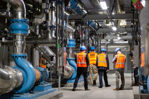 The Orange County Water District plant in Fountain Valley, Calif., on April 27, 2021. (John Fredricks/The Epoch Times)