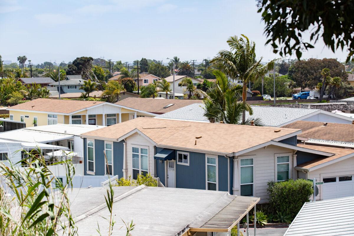 A neighborhood in Huntington Beach, Calif., on May 5, 2021. (John Fredricks/The Epoch Times)