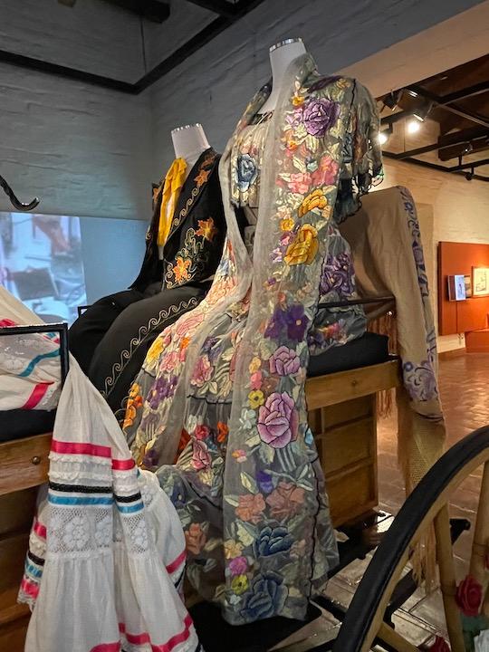 Detailed embroidery at Santa Barbara Historical Museum in Santa Barbara, Calif. (Photo courtesy of Karen Gough)