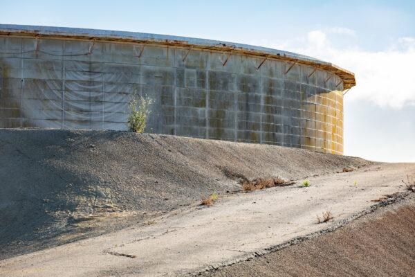 The area of the planned Huntington Beach desalination plant on Aug. 5, 2020. (John Fredricks/The Epoch Times)