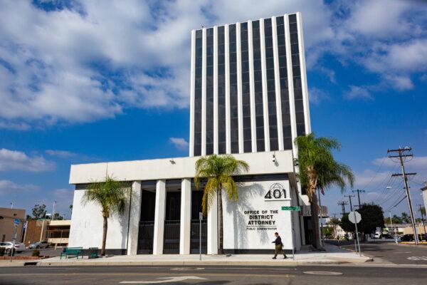 The Orange County District Attorney's Office in Santa Ana, Calif., on Oct. 22, 2020. (John Fredricks/The Epoch Times)