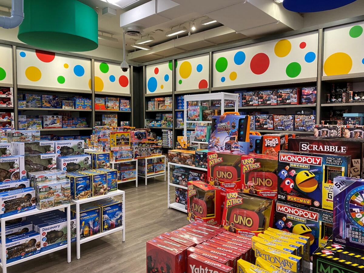 Toys are seen at a Macy's store in New York City on Sept. 16, 2021. (Vanessa O'Connell/Reuters)