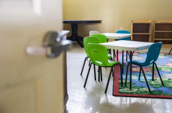 A school in Tustin, Calif., on March 10, 2021. (John Fredricks/The Epoch Times)
