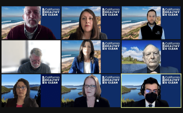 California Legislators hold a press conference to introduce Assembly Bill 1690. (Screenshot)