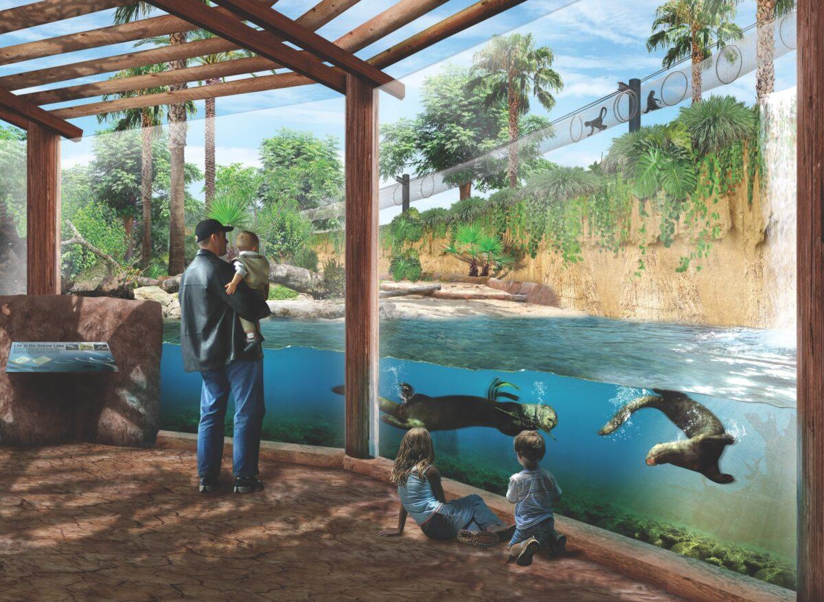 Rendering of a portion of the new Santa Ana Zoo expansion. (Courtesy of the City of Santa Ana)