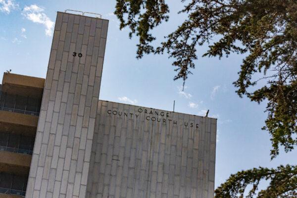 The Orange County Central Justice Center in Santa Ana, Calif., on Sept. 18, 2020. (John Fredricks/The Epoch Times)