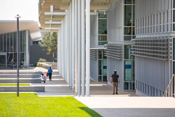 Newport Beach Civic Center in Newport Beach, Calif., on Aug. 25, 2021. (John Fredricks/The Epoch Times)