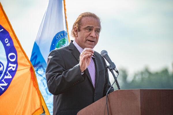 Anaheim Mayor Harry Sidhu in Anaheim, Calif., on Jan, 13, 2021. (John Fredricks/The Epoch Times)