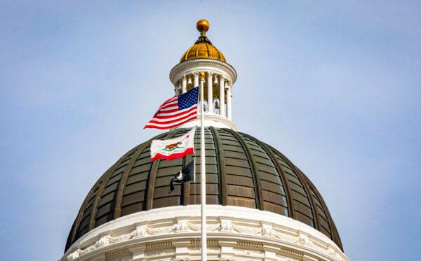 The California State Capitol building in Sacramento on April 18, 2022. (John Fredricks/The Epoch Times)