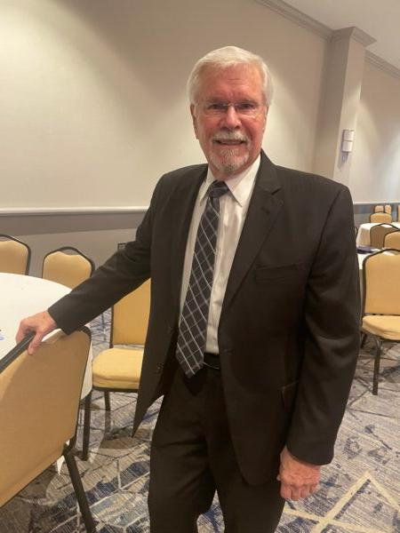 David Long, director of the 13th annual SafeSchools Conference in Garden Grove, Calif., on July 13, 2022. (Carol Cassis/The Epoch Times)
