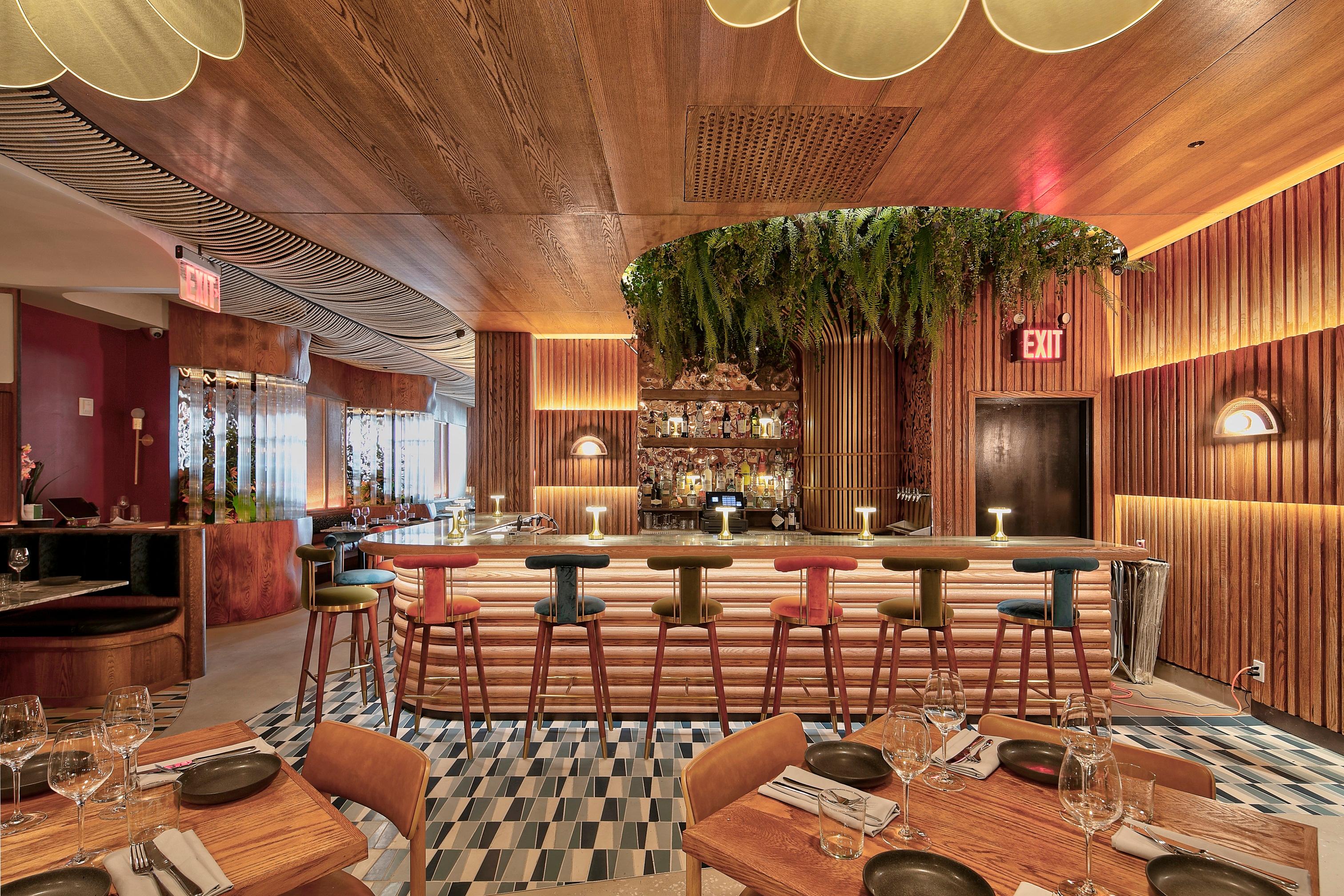 The modernized interiors draw from Brazil's love for natural materials in design and decor. (Melissa Hom)