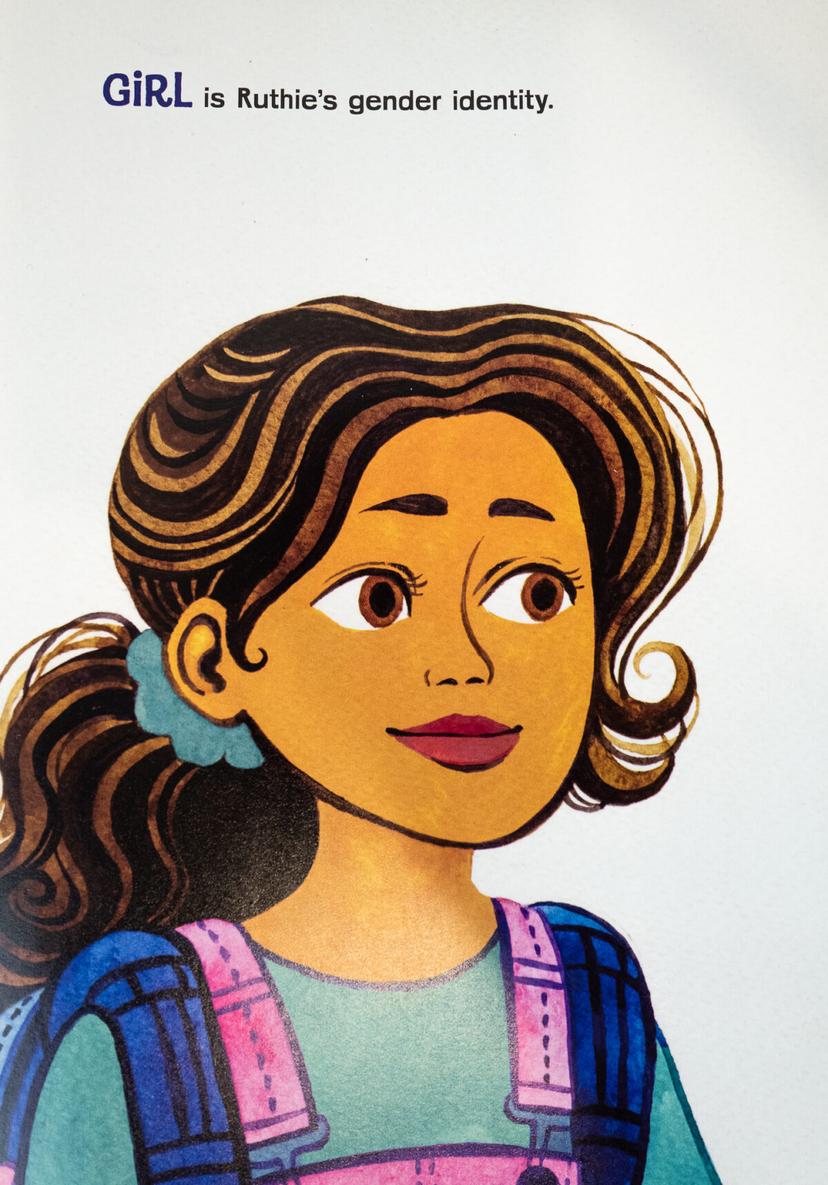 A children's book on gender in Irvine, Calif., on Sept. 7, 2022. (John Fredricks/The Epoch Times)