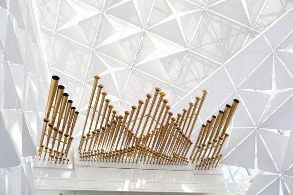 East Balcony Organ of the restored Hazel Wright Organ in the Christ Cathedral, or known as the Crystal Cathedral, in Garden Grove, Calif. (Courtesy of Roman Catholic Diocese of Orange)