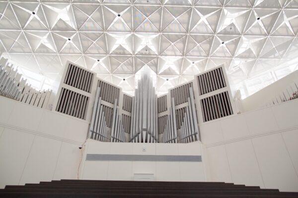 The restored Hazel Wright Organ in the Christ Cathedral, or known as the Crystal Cathedral, in Garden Grove, Calif. (Chuck Bennett/Roman Catholic Diocese of Orange)