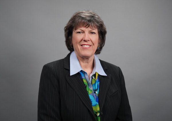 Judy Bullockus, Capistrano Unified School District Area 7 candidate in Irvine, Calif., on Sept. 26, 2022. (Sophie Li/The Epoch Times)