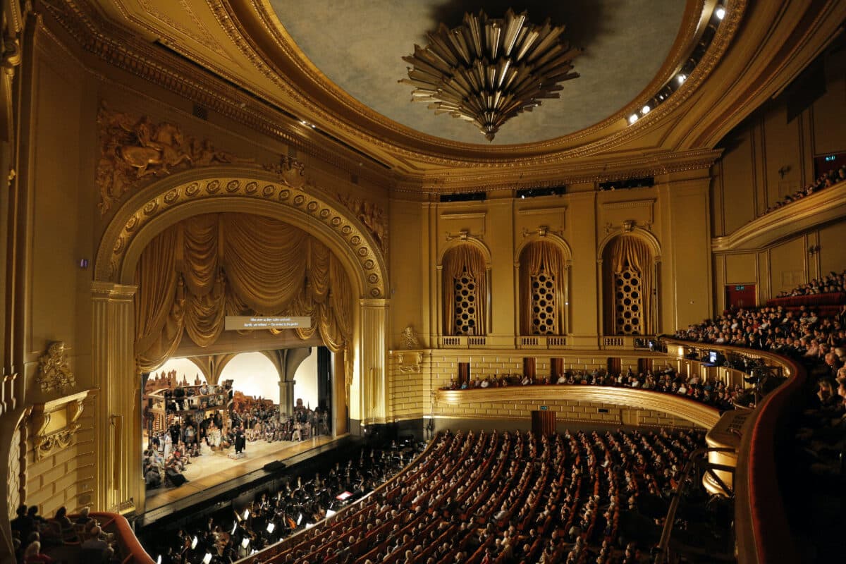 The War Memorial Opera House is home to the San Francisco Opera. (Courtesy of the San Francisco Opera.)
