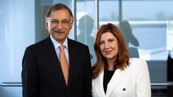 Anil Puri (L) and Mira Farka. (Courtesy of California State University–Fullerton)