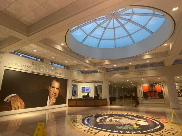 The Richard Nixon Library in Yorba Linda, Calif., on Nov. 8, 2022. (Carol Cassis/The Epoch Times)