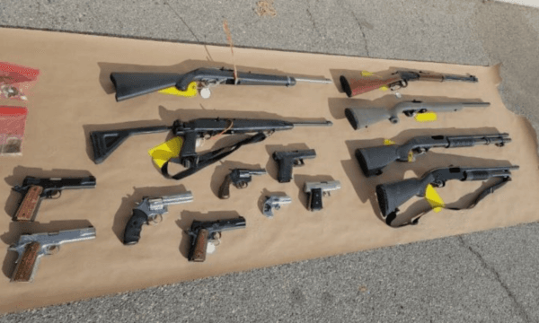 Officers discovered an underground drug lab under a search warrant in Granada Hills, Calif., on Dec. 21, 2022. (Courtesy of Los Angeles Police Department)