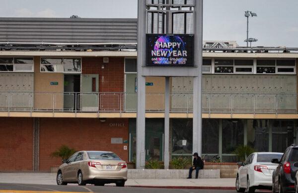 Costa Mesa High School in Costa Mesa, Calif., on Jan. 11, 2023. (John Fredricks/The Epoch Times)