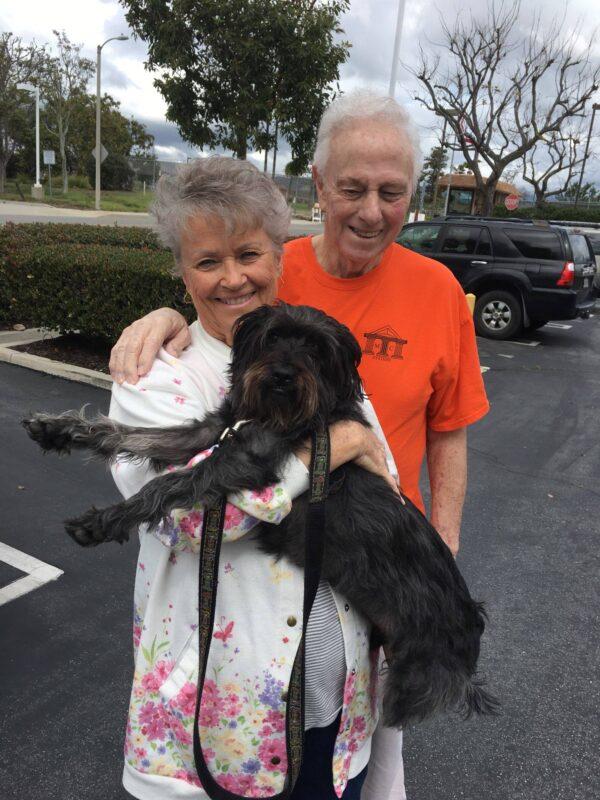 Rescued dog Molly is adopted. (Courtesy of Cell Dogs)