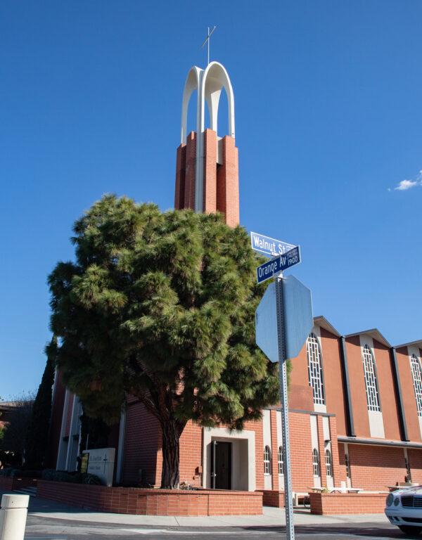 St. Joachim Catholic Church in Costa Mesa, Calif., on Jan, 17, 2023. (John Fredricks/The Epoch Times)