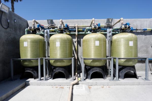The stormwater reuse treatment system is seen at San Diego International Airport. (Courtesy of San Diego International Airport)