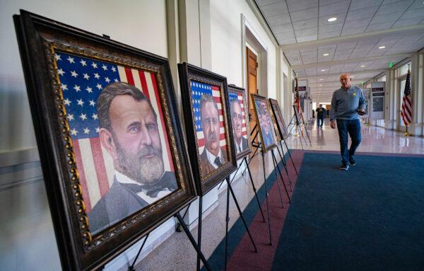 Presidents' Day celebration at the Nixon Library of Yorba Linda, Calif., on Feb. 20, 2023. (John Fredricks/The Epoch Times)