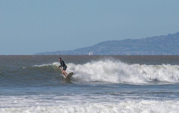 A break of sunshine hits after days of high winds and rain in Newport Beach, Calif., on March 2, 2023. (John Fredricks/The Epoch Times)
