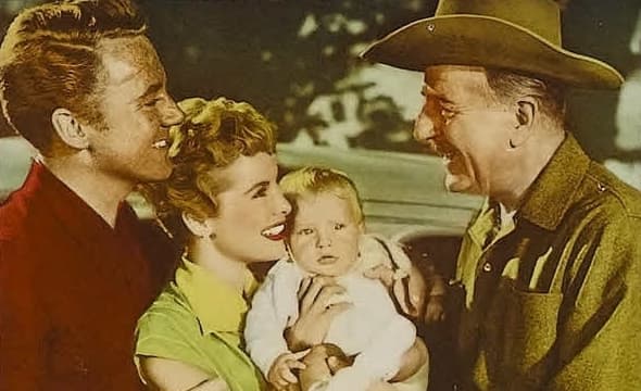 A cropped lobby card for the film “Confidentially Connie” (1953). (MovieStillsDB)