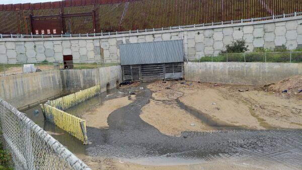 A canyon collector at the U.S.–Mexico border in San Diego on March 14, 2023. (Mark Mathews/The Epoch Times