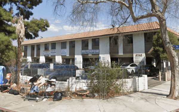 Commercial building at 6740 Kester Avenue in Van Nuys, California. (Screenshot via Google Street View)