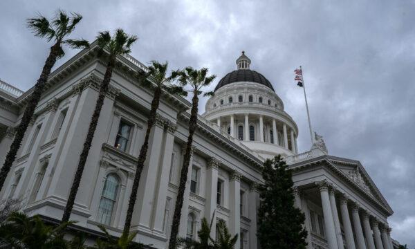 The California state capitol building in Sacramento, Calif., on March 11, 2023. (John Fredricks/The Epoch Times)