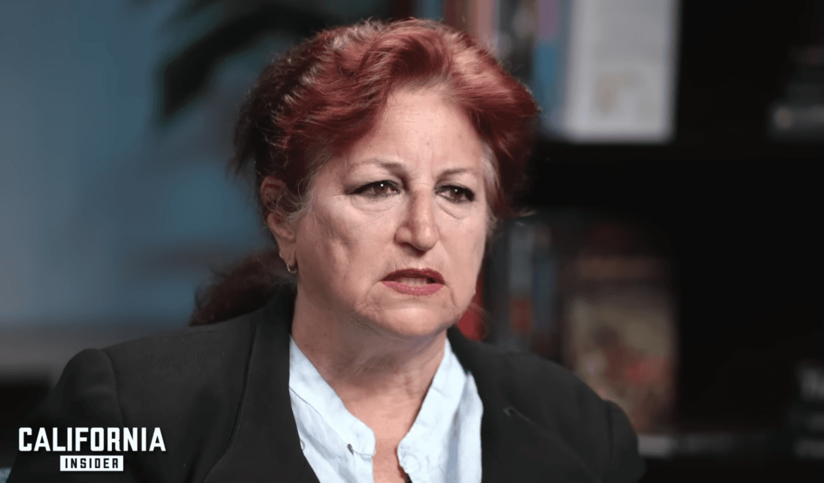 Former San Francisco Board of Supervisors President Angela Alioto appears on a California Insider episode that aired on May 8, 2023. (Screenshot via California Insider)