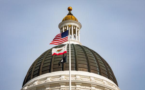 The California State Capitol building in Sacramento, Calif., on April 18, 2022. (John Fredricks/The Epoch Times)