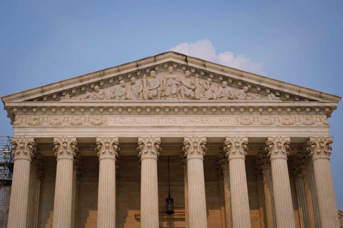 U.S. Supreme Court building in Washington on June 7, 2023. (Madalina Vasiliu/The Epoch Times)