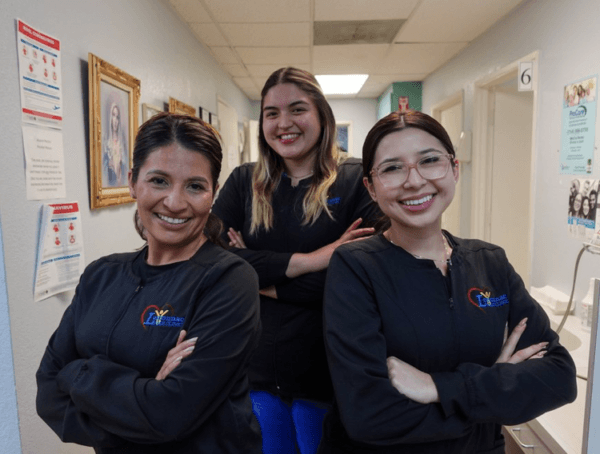 Lestonnac Free Clinic's volunteers pose for a photo in 2021. (Courtesy of Lestonnac Free Clinic)