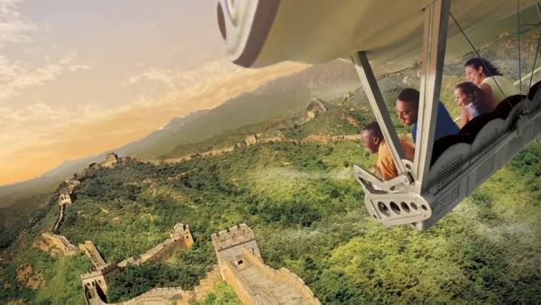 The "Soarin' Around the World" ride at Disney's California Adventure Theme Park in 2016. (Courtesy of Disneyland Resort)
