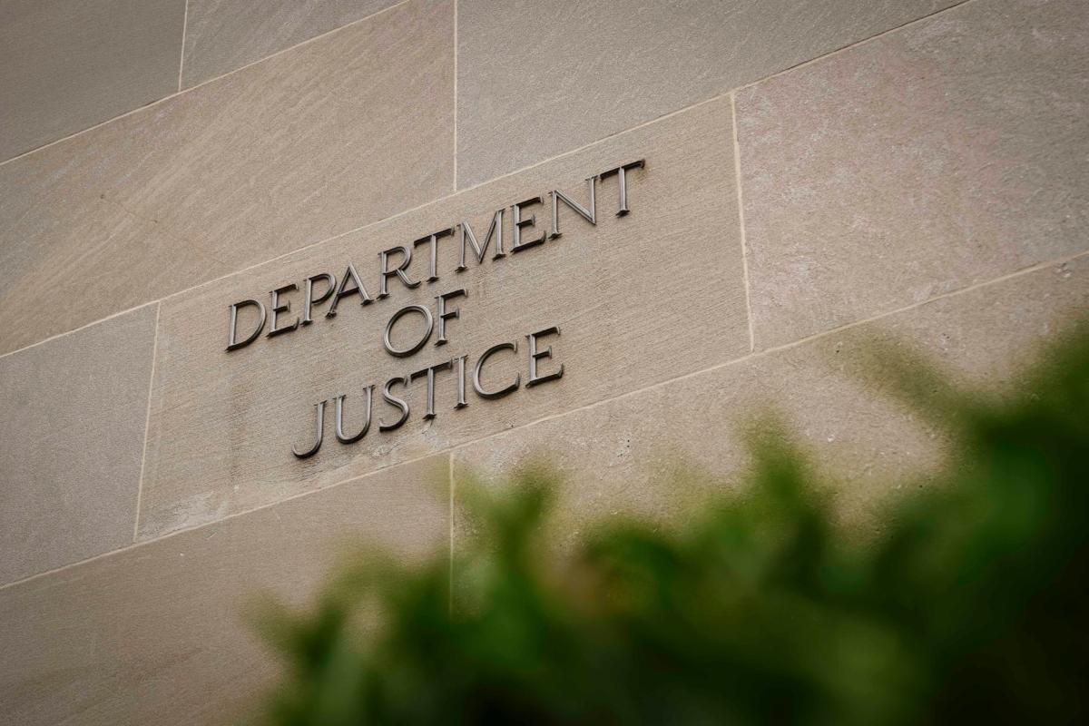 The U.S. Department of Justice building in Washington on June 28, 2023. (Madalina Vasiliu/The Epoch Times)