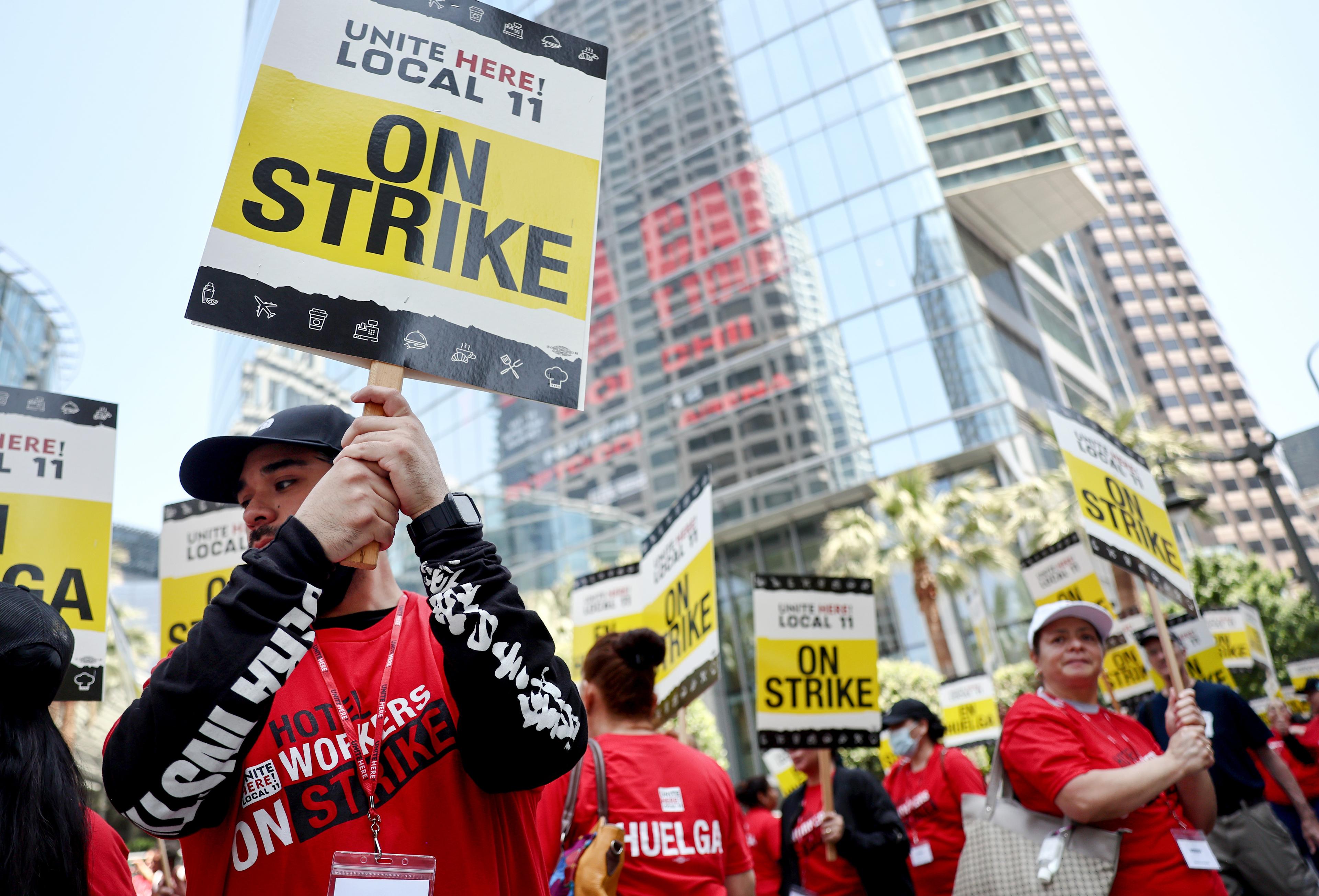 Striking Hotel Workers Reach Tentative Contract With Los Angele’s Biltmore Hotel