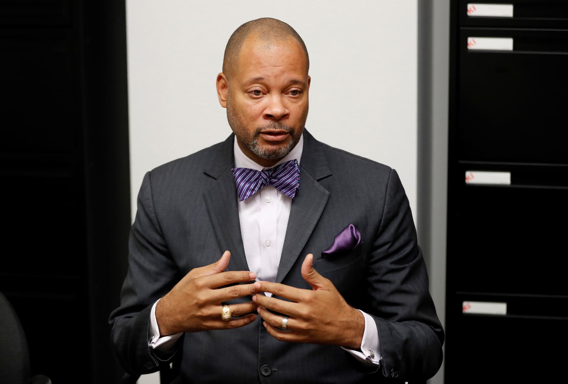 Nevada Attorney General Aaron Ford during an interview in Las Vegas, on Dec. 14, 2018. (John Locher/AP Photo)