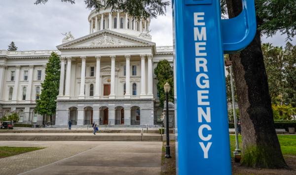 The California State Capitol building in Sacramento, Calif., on March 11, 2023. (John Fredricks/The Epoch Times)