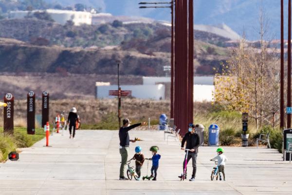 The Orange County Great Park in Irvine, Calif., on Jan. 26, 2021. (John Fredricks/The Epoch Times)