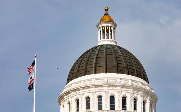The California State Capitol building in Sacramento, Calif., on April 18, 2022. (John Fredricks/The Epoch Times)
