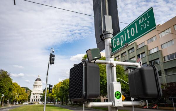 The California State Capitol building in Sacramento, Calif., on April 18, 2022. (John Fredricks/The Epoch Times)